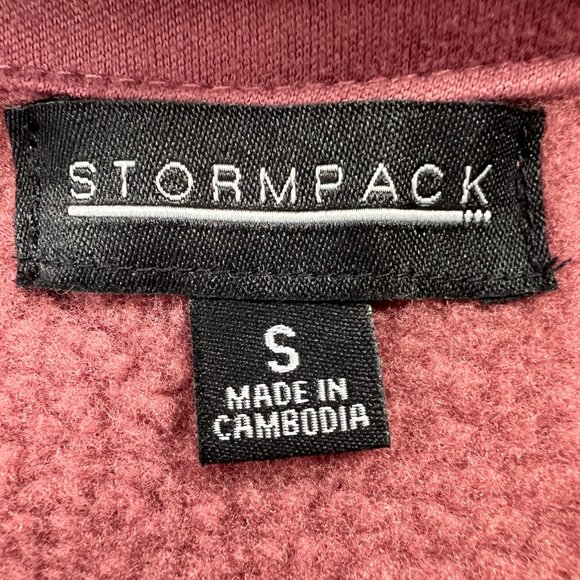 Storm Pack Womens Long Sleeve Fleece Quarter Zip Pullover Sweater Pink Small NWT - Picture 9 of 10